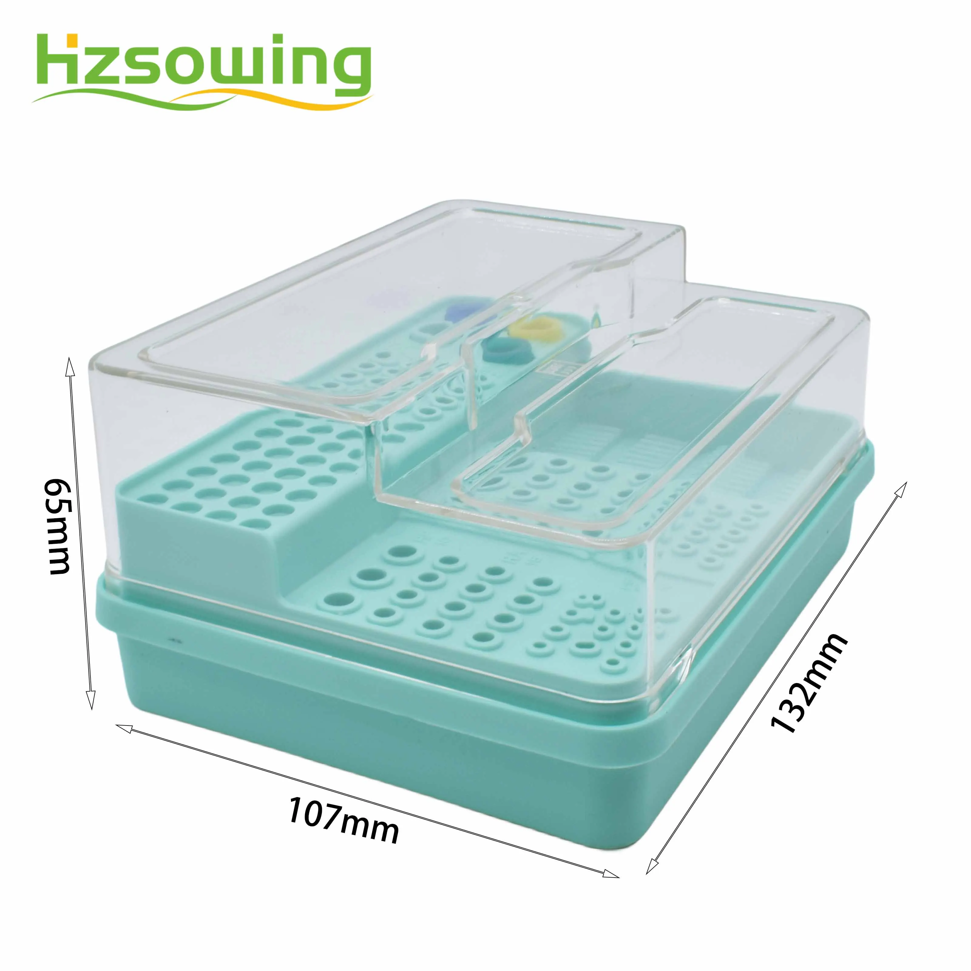 Autoclave Endo Files Box Dentist Materials Burs Holder Dentistry Tools Plastic Box Sterilization Box Multi Function Tools