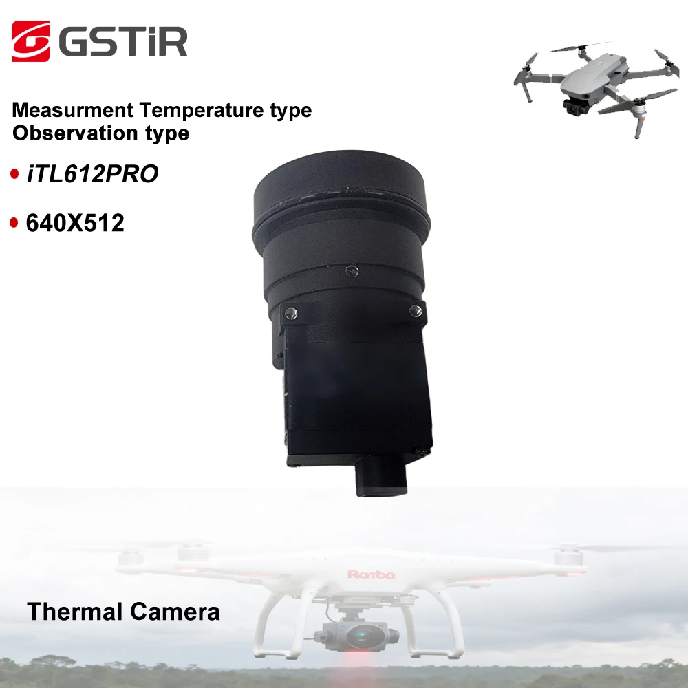 ITL612R Radiometric Thermal Camera 25mm 640x512 50Hz 9.1mm/13mm/45mmTemperature Measurement Uncooled LWIR Thermal Camera Module