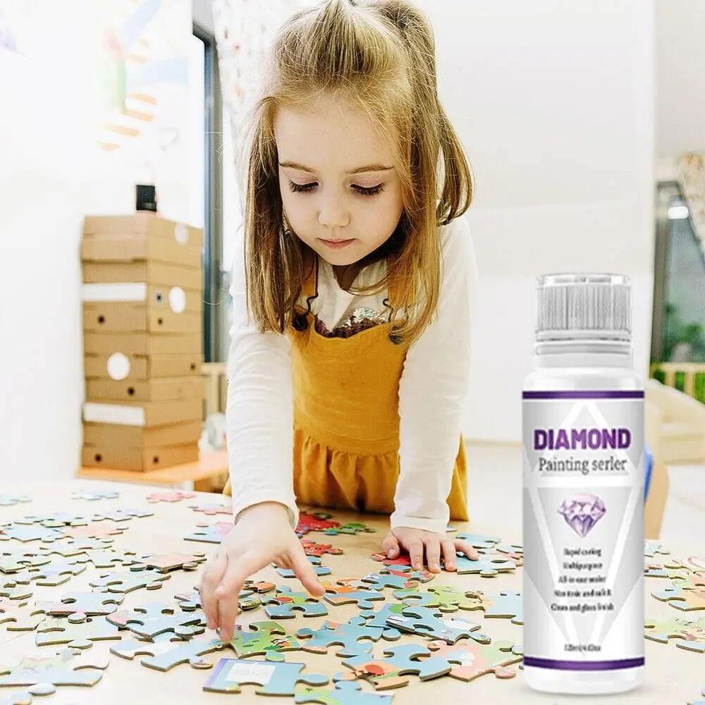 120ML Diamond Painting Sealer Enhanced Brightness Anti Falling Diamond Painting Glue Transparent DIY Conserver Diamond Painting