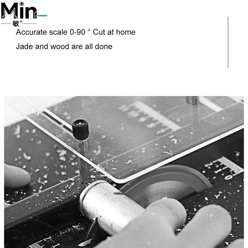 1800W Desktop Mini Multi-function Saw Jade Carving Grinder All-in-one Grinding Cutting Polishing Machine for Jewelry