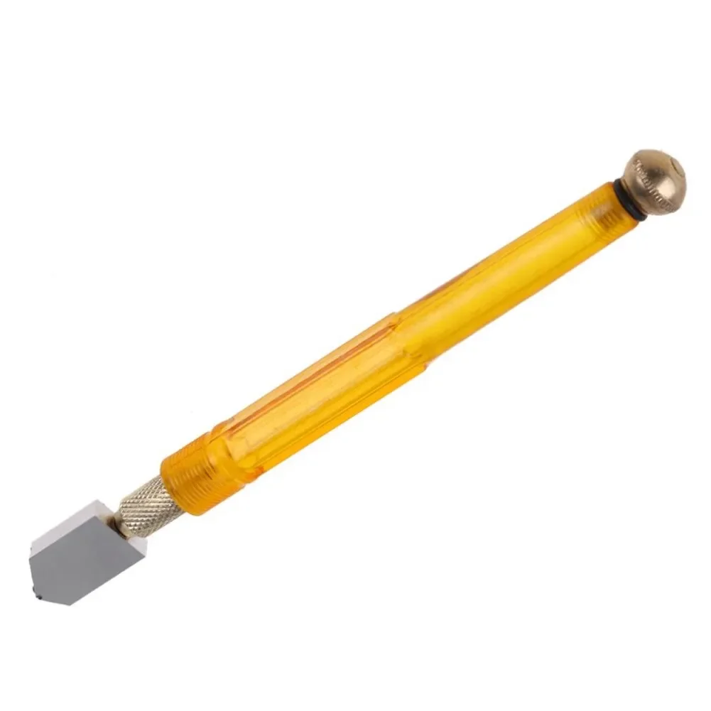 1pc 170mm Glass Cutter Portable Wheel Blade Antislip Handle Wheeled Oiling Glass Cutter For DIY Tile Craft Thick Glass Cutting