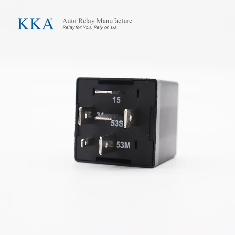 KKA-W4 Car wiper intermittent relay 12V 20A 6-pin flasher for trucks and buses