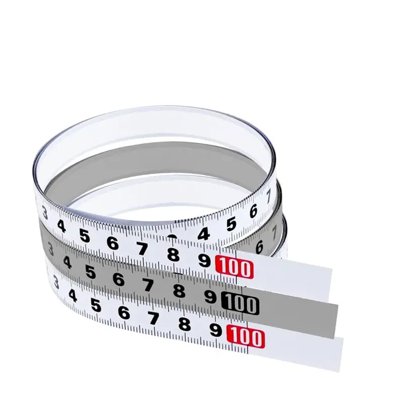 

Самоклеящаяся рулетка AEE2-3 шт., 39-дюймовая левая и правая металлическая метрическая рулетка, 78-дюймовая лента для чтения с центром к бокам