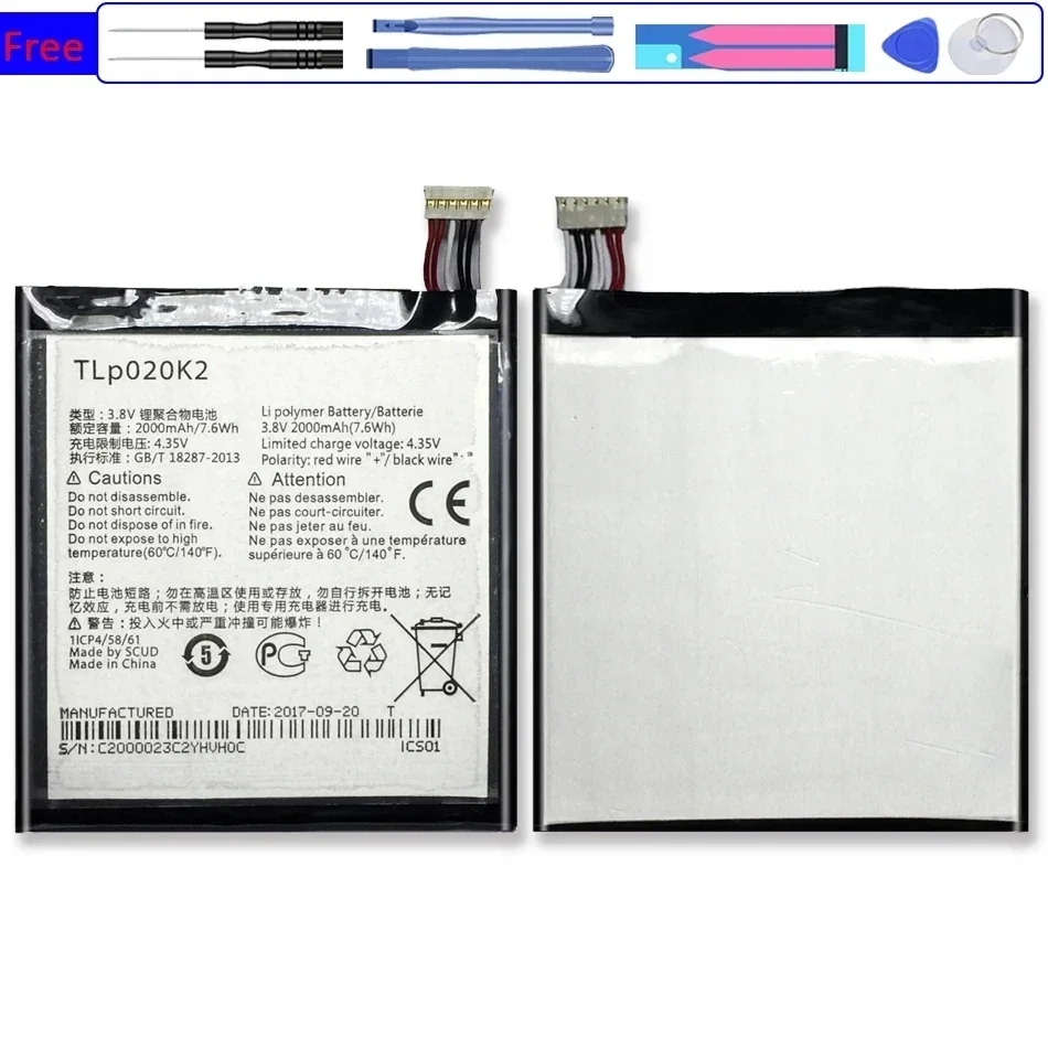 Battery For Alcatel One Touch Idol 3 (4.7) 6039 6039H 6039Y 6039K TLP020K2/Tlp020kj With Track Code