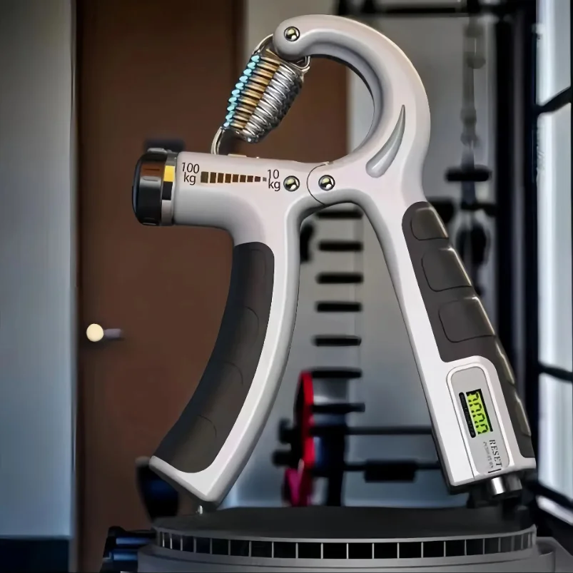 

Adjustable Electronic Counting Gripper 10-100kg Universal Muscle Sports Fitness Hand Power Device For Men And Women