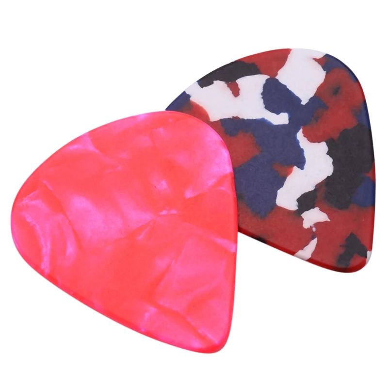 60 Pack Abstract Art Colorful Guitar Picks, Unique Guitar Gift For Bass, Electric & Acoustic Guitars Includes 0.46Mm, 0.71Mm, 0.