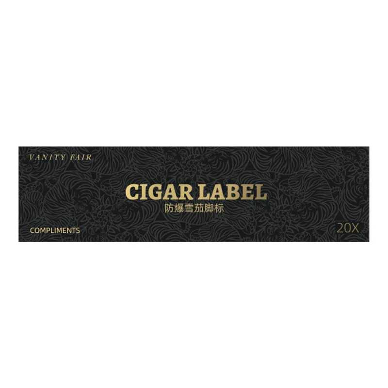 Anti-Crack Fixed Cigar Sticker, DIY Cigar Label, Smoking Accessories