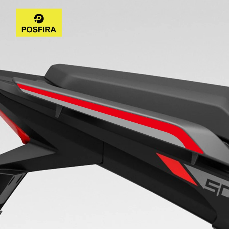 

POSFIRA мотоциклетная пассажирская ручка, наклейка, виниловые наклейки для Honda NX500 NX 500 2024 2025, украшение на заднее сиденье, аксессуары