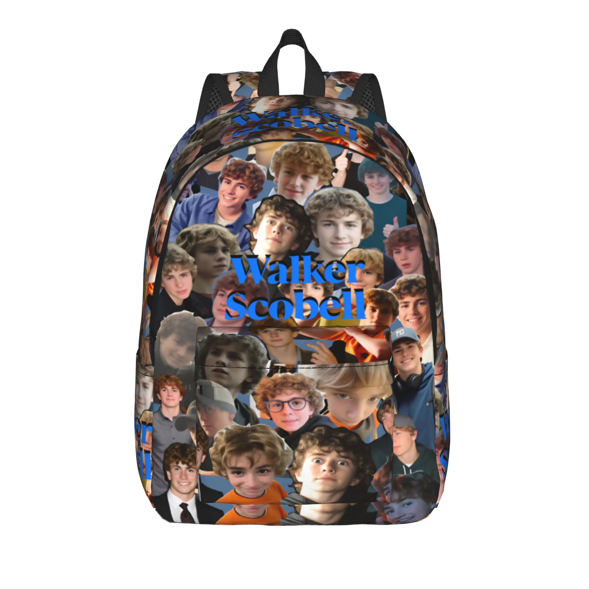 Walker Scobell (Smile) Mask USA Actor Backpack Boy Girl  Breathable Backpacks Casual School Bags Daily Colorful Rucksack