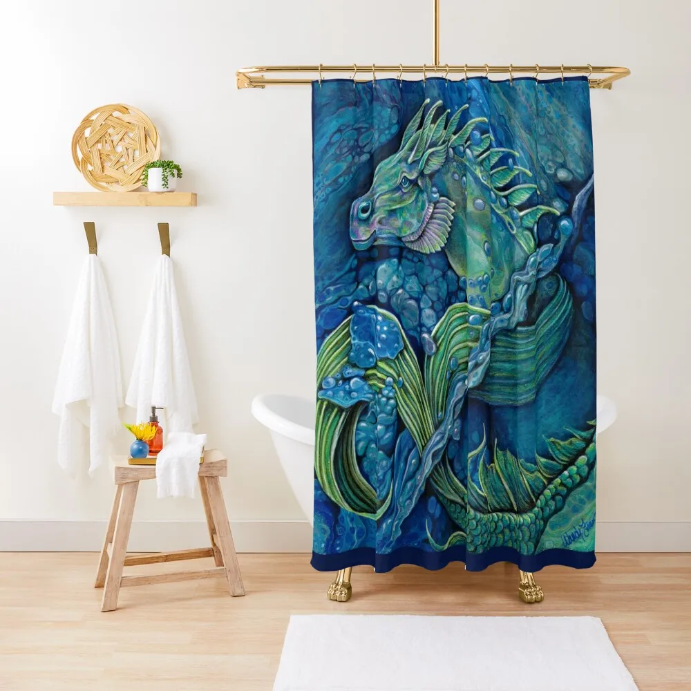

Hippocampus 0 Protector of the sea Shower Curtain For Shower Modern Showers For Bathroom Window Curtain