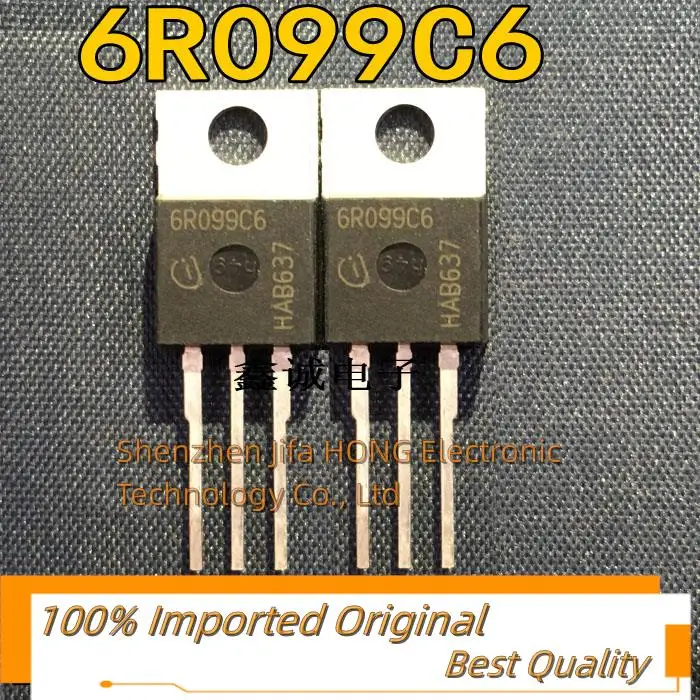 10PCS/Lot   IPP60R099C6 6R099C6  600V 37.9A TO-220  MOSFET Best QualityReally Stock Original