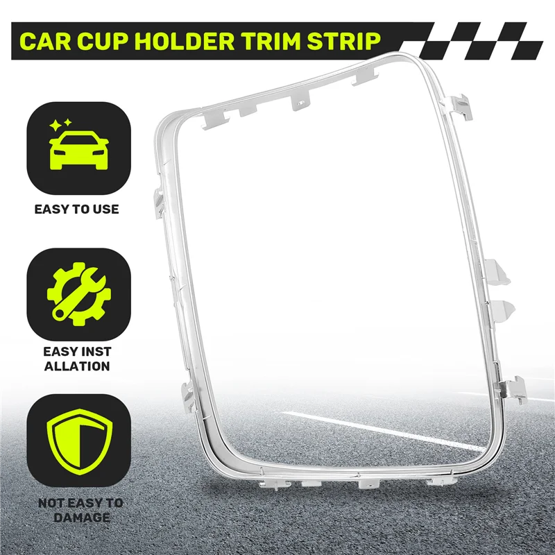 

L39A-For Benz E-Class W213 2015-2019 Water Cup Holder Electroplating Trim Strip, Ashtray Cover And Bright Strip 2136830500