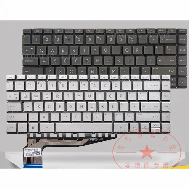 

M for HP Pavilion Plus 14-EW 14-EY 14-EY0095CL 14-EY1067NR US Blacklit Keyboard