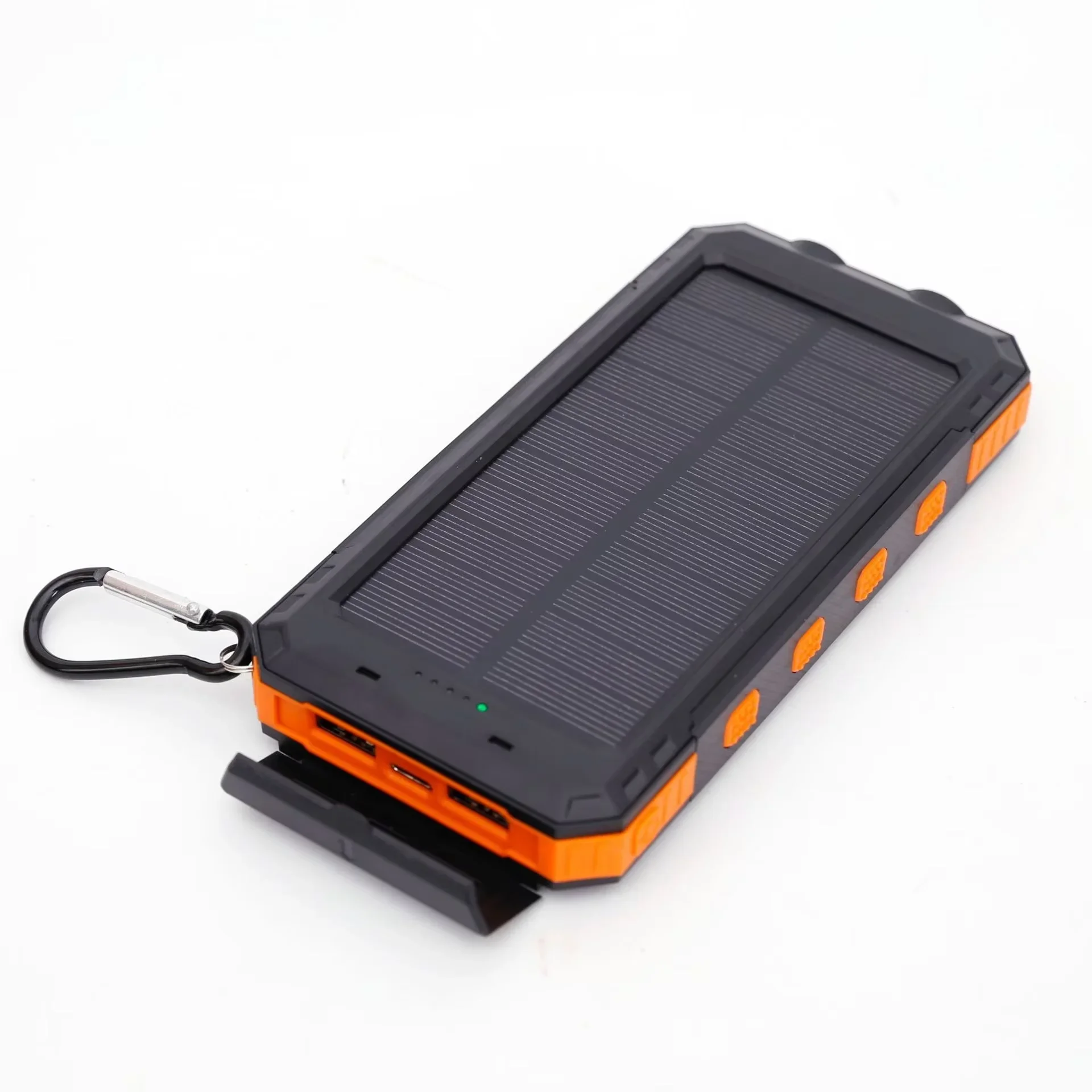 Cargador Solar 50000mAh Con Linterna LED 30W – Power Bank Inalámbrico Con 4 Puertos USB Y Panel Solar Monocristalino – Impermeable Y Resistente, Para Camping Y Senderismo