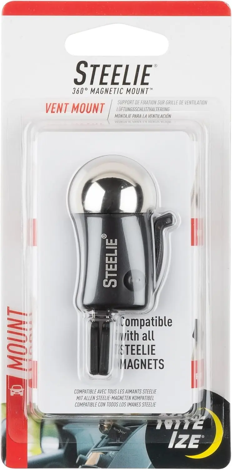 

Крепление Steelie Vent — дополнительное автомобильное крепление для телефона — совместимо с магнитной системой Steelie