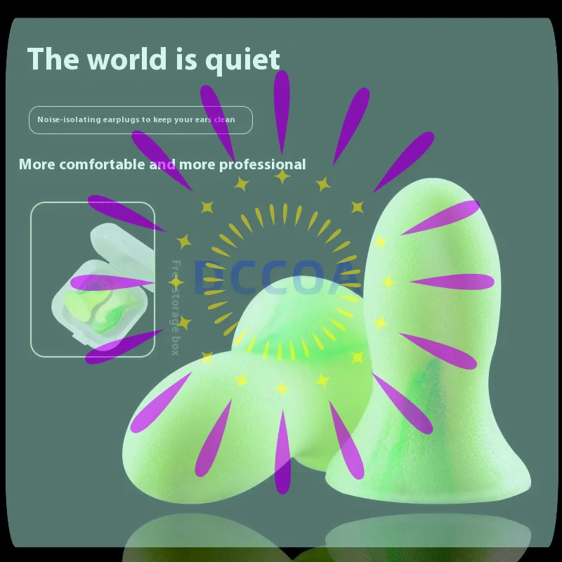 

1/3/5 Boxes Sleeping Aid Ear Care Reusable Sleep Ear Plugs Anti-Noise Noise Reduction Sound Insulation Earplugs