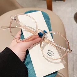 Vintage Retro Frames Glasses Men Women Round Shape Anti Blue Light Eye Glasses Frames Women TR90 Material Glasses Women
