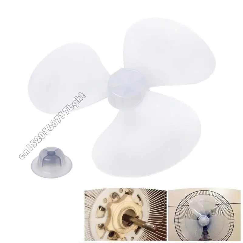 

4XFB Big Wind Plastic Fan Blade 3 Leaves For Midea And Other 16inch 400mm Fans