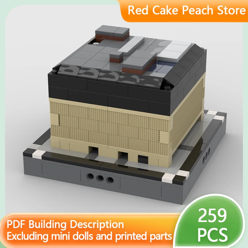 

City Street View Model MOC Building Bricks American Square Building Modular Technology Children Holiday Gifts Assemble Toys Suit