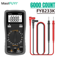 MASTFUYI FY8233K Digital Multimeter Professional 6000 Counts AC/DC Votage Tester Ohm Current Ammeter Detector Tool