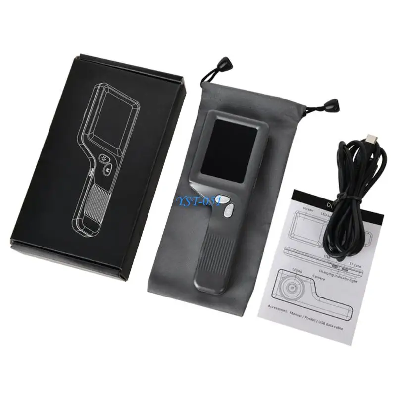 

E15A Portable 80X 100X Small Microscope Strong ABS Construction Ergonomic Designs for Students Researcher & Hobbyists