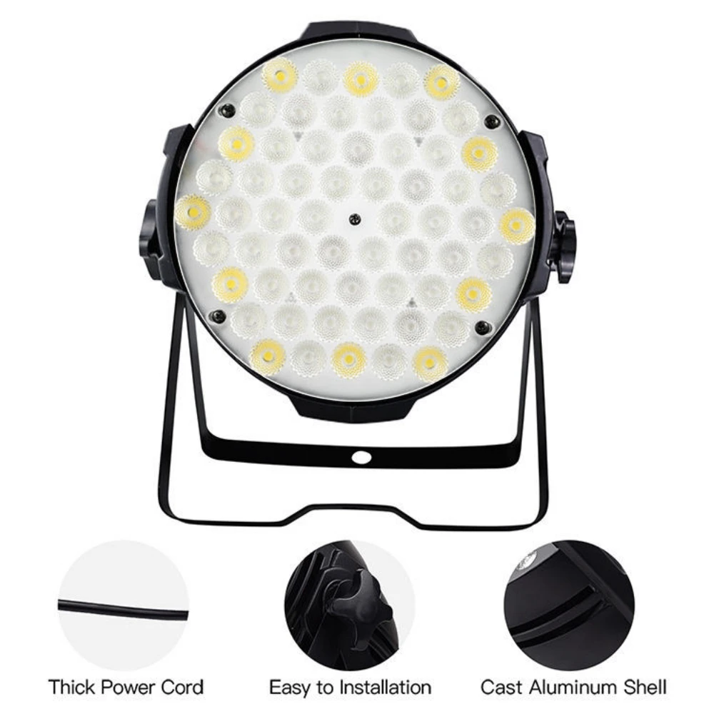 Imagem -02 - Big Dipper Led Par com Suporte Dmx512 Iluminação para Festa de Casamento Multi-purpose Disco Light Luz de Palco Salão Multiuso Lp001 60*3w