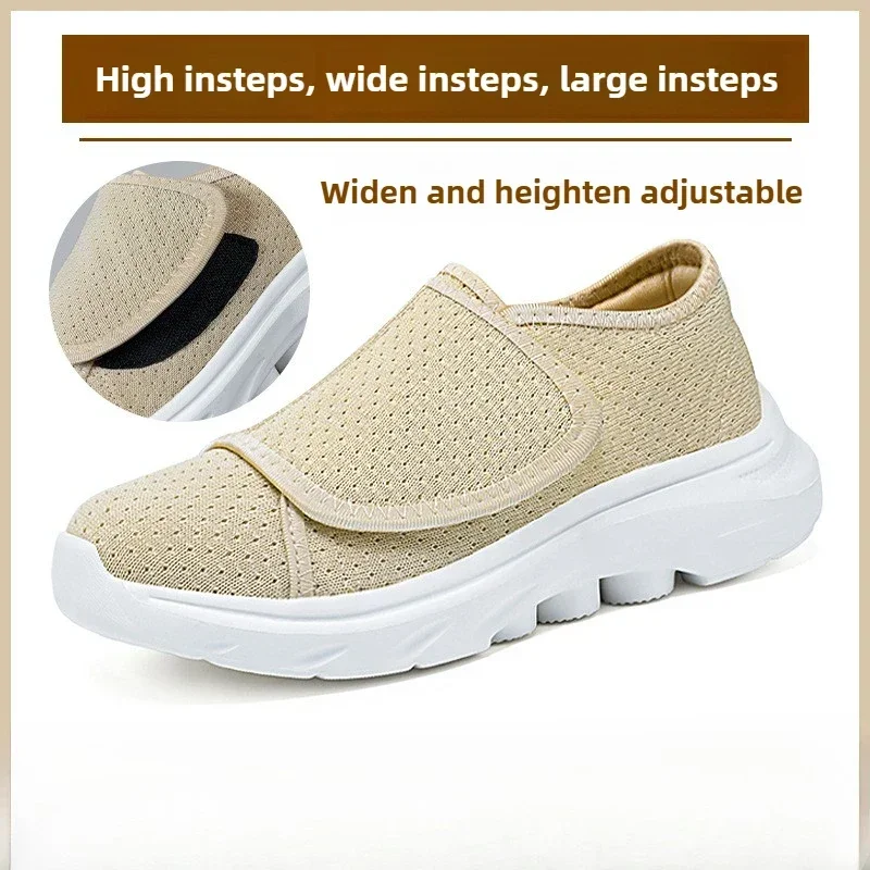 Sneakers women Orthopedics Wide Feet Swollen Walking Casual Shoes Thumb Eversion Adjusting Soft Comfortable Diabetic Woman Shoes