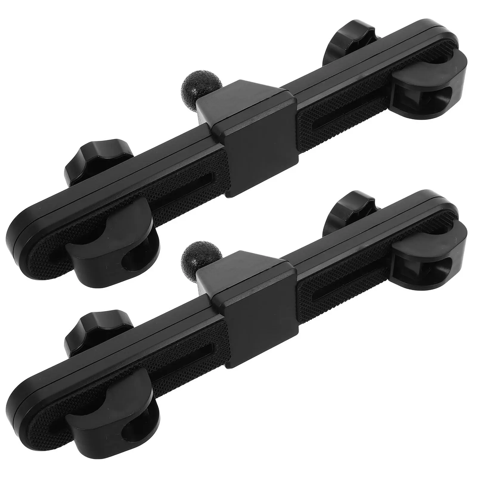 2Pcs Stable Car Seat Back Fan Mount Bracket Clamps with Suction Cups for Cooling Fan Motor Mount Vehicle Interior Accessories