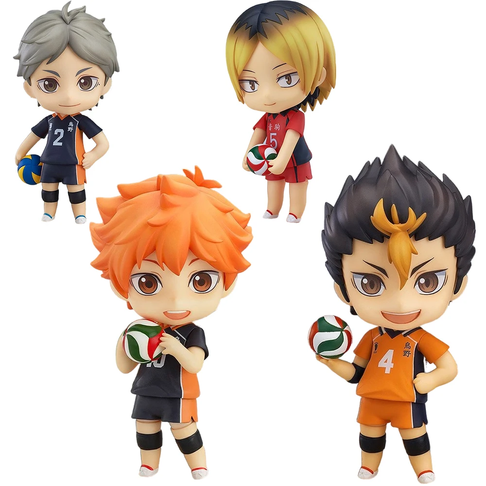 

10CM Haikyuu Anime Nishinoya Yuu Hinata Shouyou Figure Suit Animation Model Toys Gifts Collection Decoration Ornaments PVC