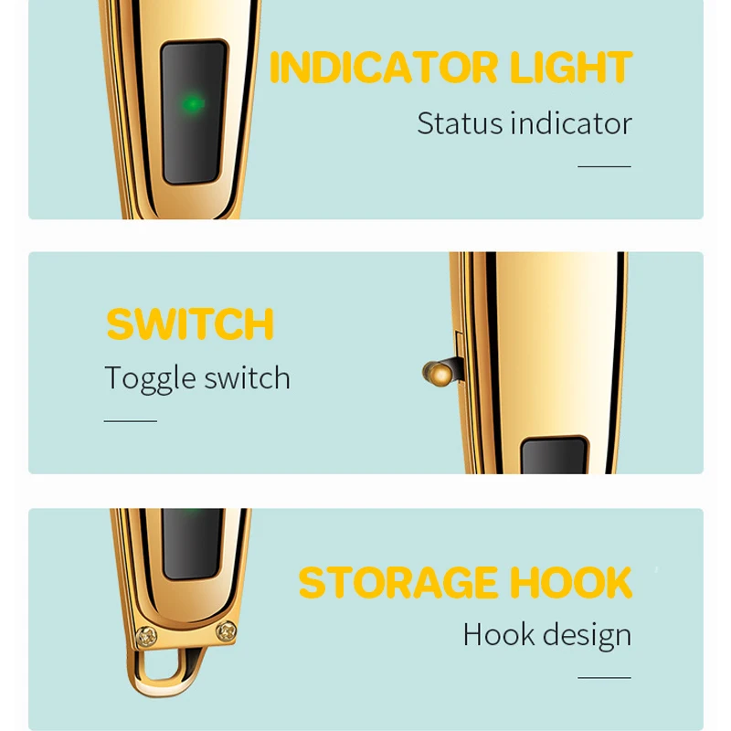 Electric Hair Trimmer Shaver Home Trimmers for Men Hair Clipper Professional Rechargeable Shavers Barber hair Cutting Machine