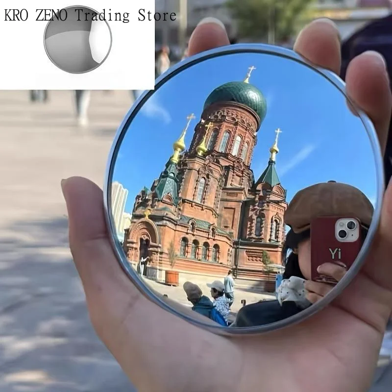 🔝Portable Convex Travel Mirror - Wide-Angle Reflection, Compact  Mini Selfie Mirror For Content Creators & Travel Gifts✨