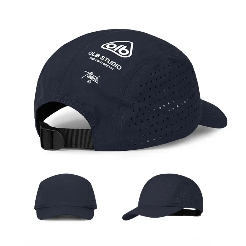 1 Stück schnell trocknende Mesh-Baseballkappe mit kurzer Krempe für Männer, Frauen, Paare, Outdoor-Wandern – Detail 5