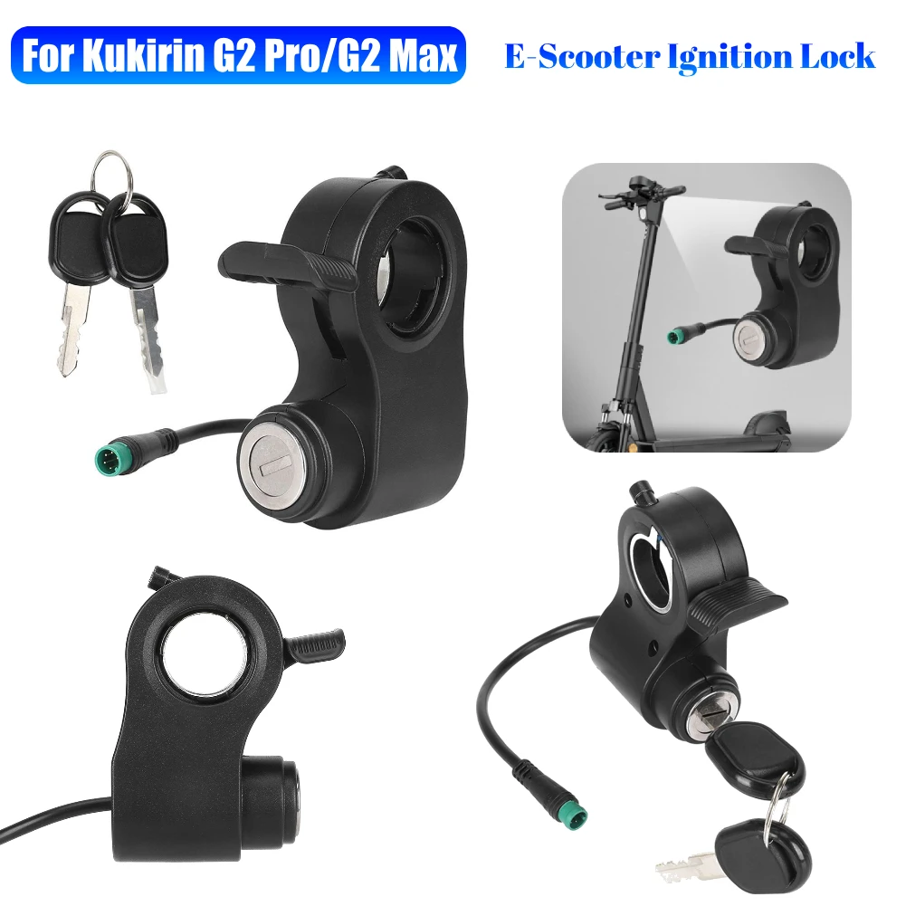 

Замок зажигания электрического скутера для Kukirin G2 Pro/G2 Max 5-контактный переключатель питания дроссельной заслонки для электронного скутера с ключом