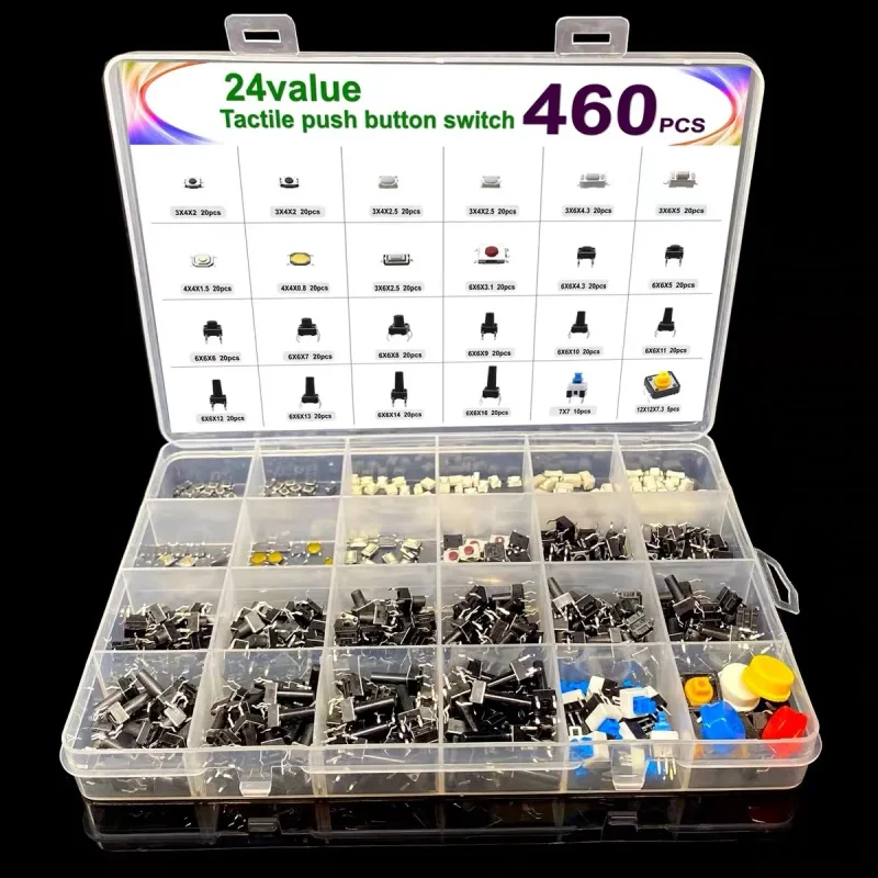 

Press the button to switch on the mixing box, which contains 460 units in 24 different specifications.