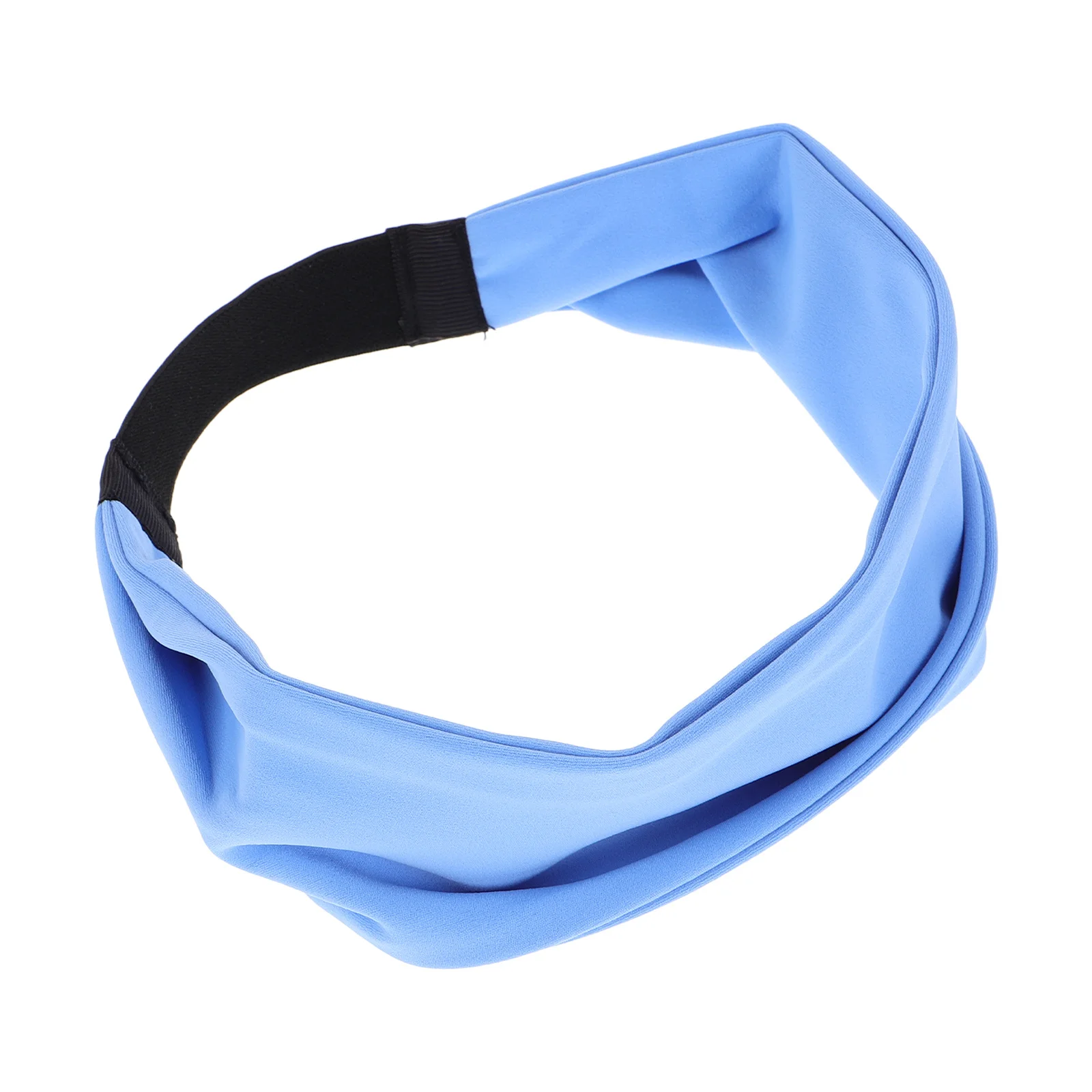 

Wide Fit Sweatband for Running Yoga Sports Headband Stretchy Soft Headwear for Cycling Basketball Tennis Workout Fitness