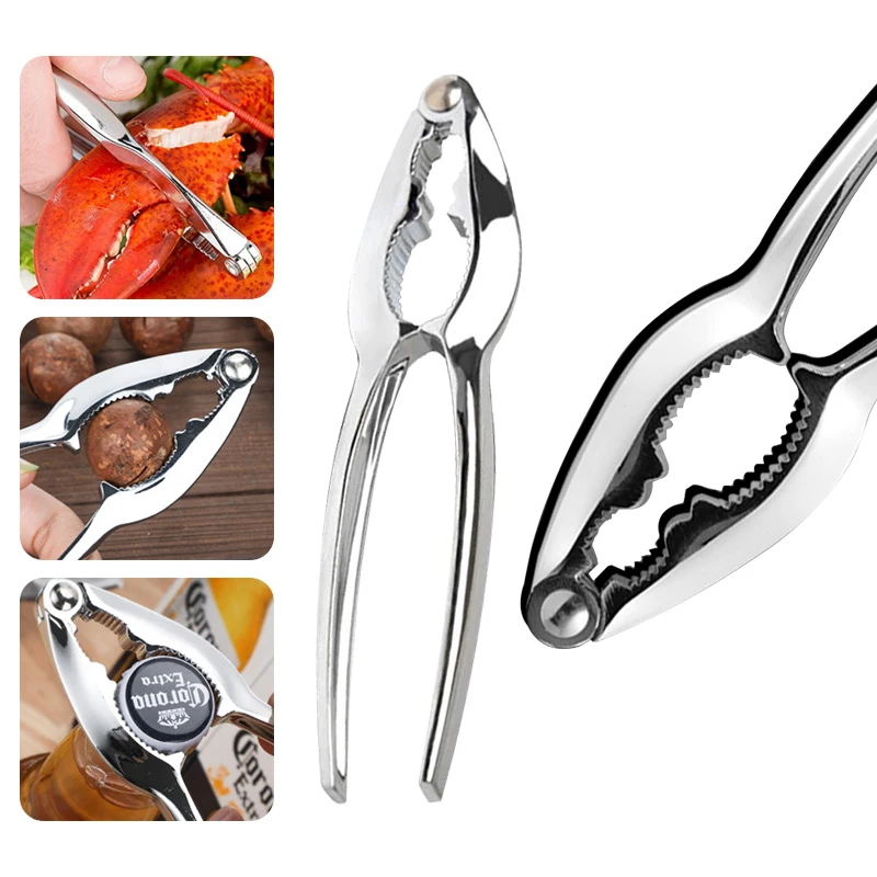 Kitchen Tools Crab Clip Picking Crab Meat Is Easy Stainless Steel Pliers Lobster Clamp Pliers Clip Pick Seafood Tools Household