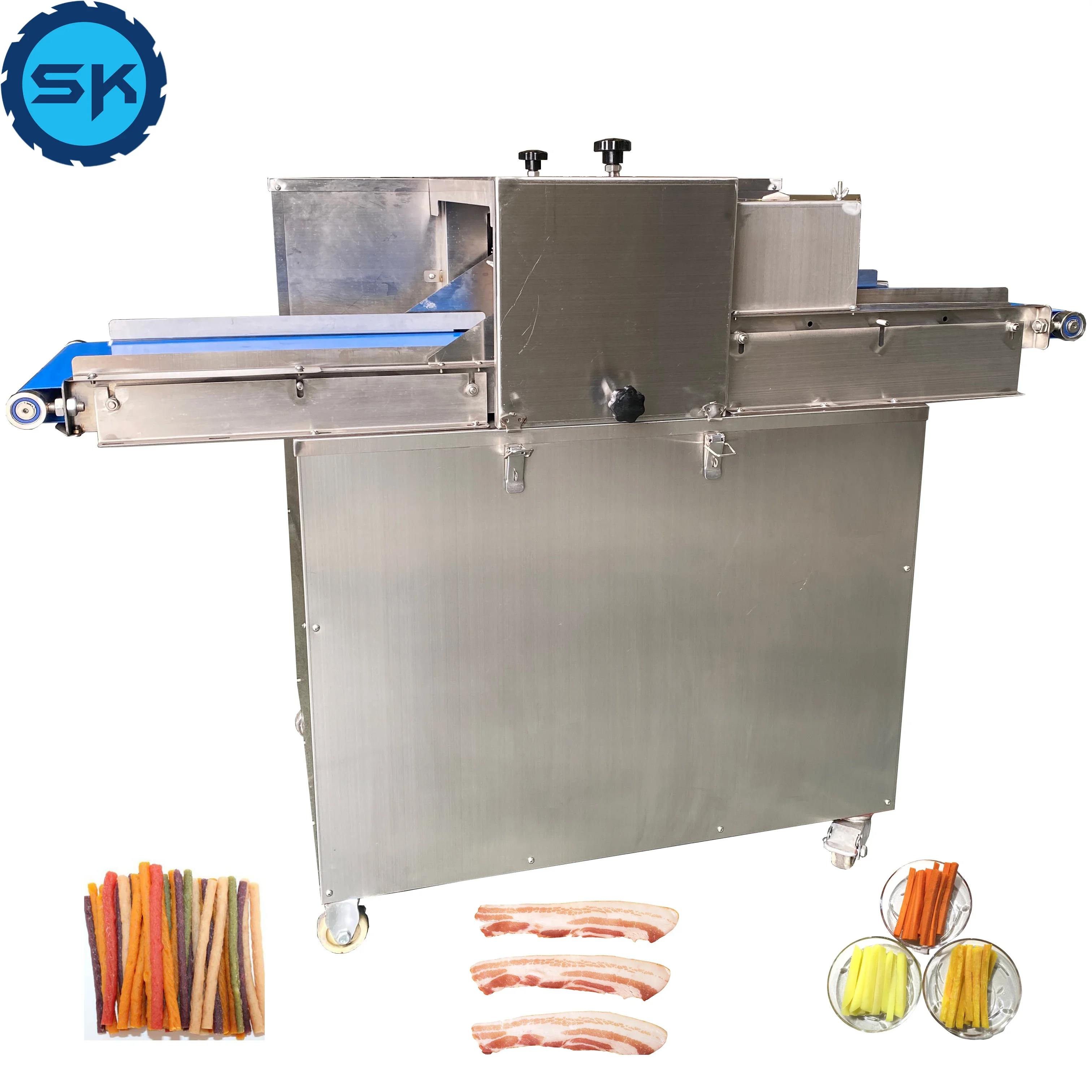 Industrial Electric Automatic Beef Pork Chicken Fish Dice Strip Slicer Meat Cutting Machine