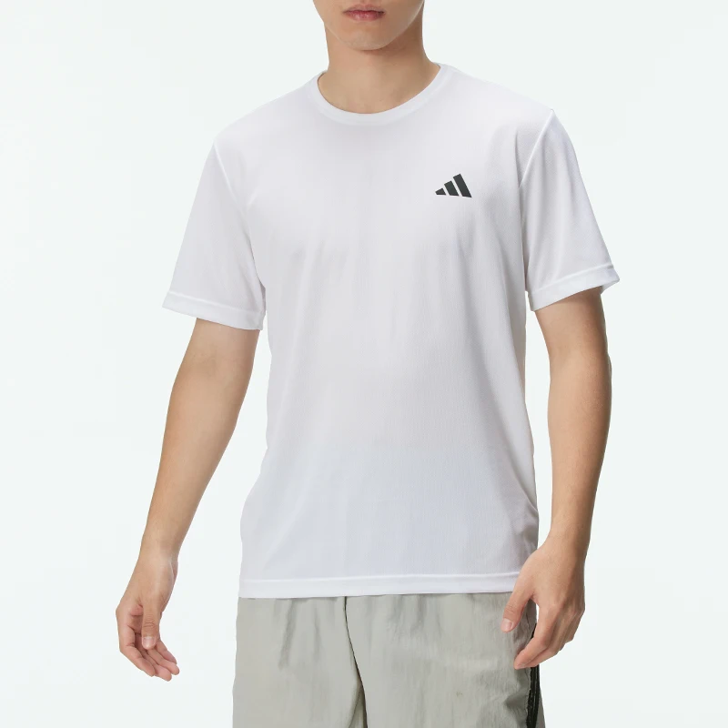 

Мужская и женская футболка Adidas с короткими рукавами для бега и фитнеса, быстросохнущая, дышащая, спортивная одежда для тренировок Hr8728