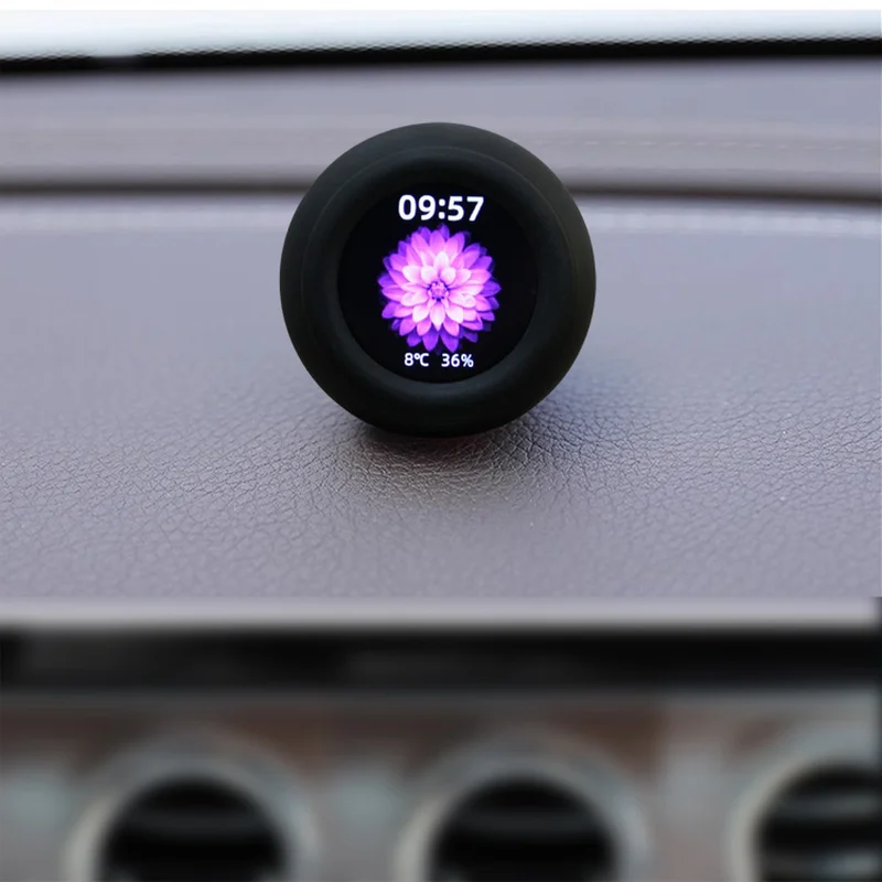 Inteligentny Robot Samochodowy Wyrażający Emocje Z Albumem Fotograficznym Zastępuje Ziemniak Mochi Funkcja Zegara Idealny Prezent na Ukończenie Szkoły Elektroniczna Zabawka Ai