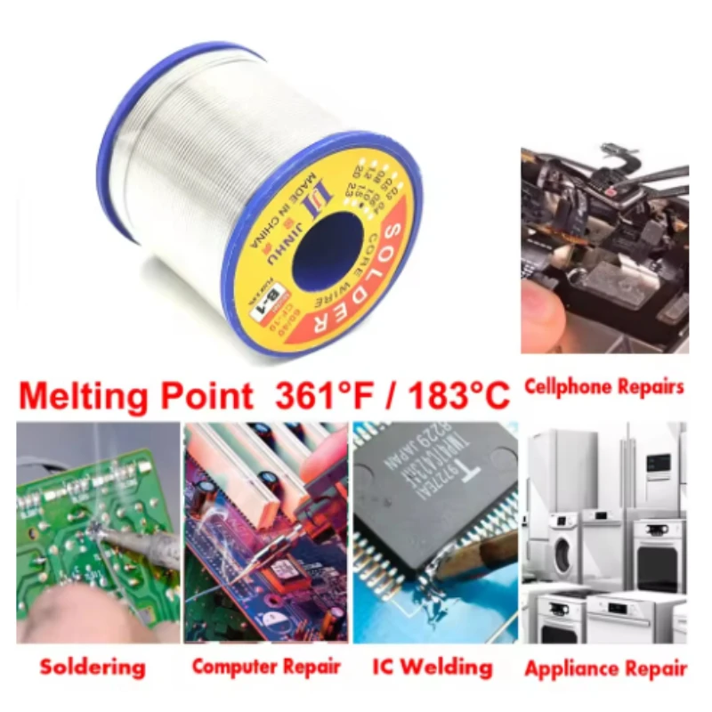 1pc 250g High-Purity Solder Wire with Rosin Core. The Solder Wire Has Bright and Easy to Solder Joints at Low Temperatures