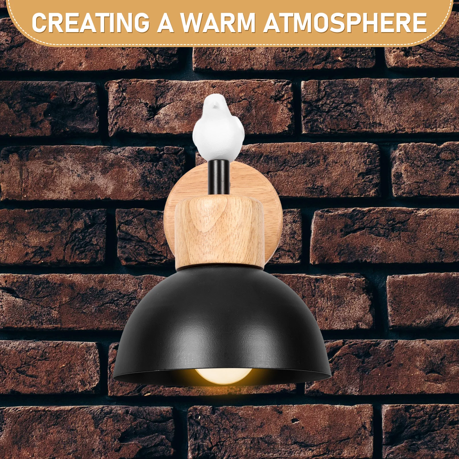 

Nordic Wall Mounted Light Solid Wood Led Wall Lamp For Bedroom Living Room Hallway Decorative Lighting Fixture