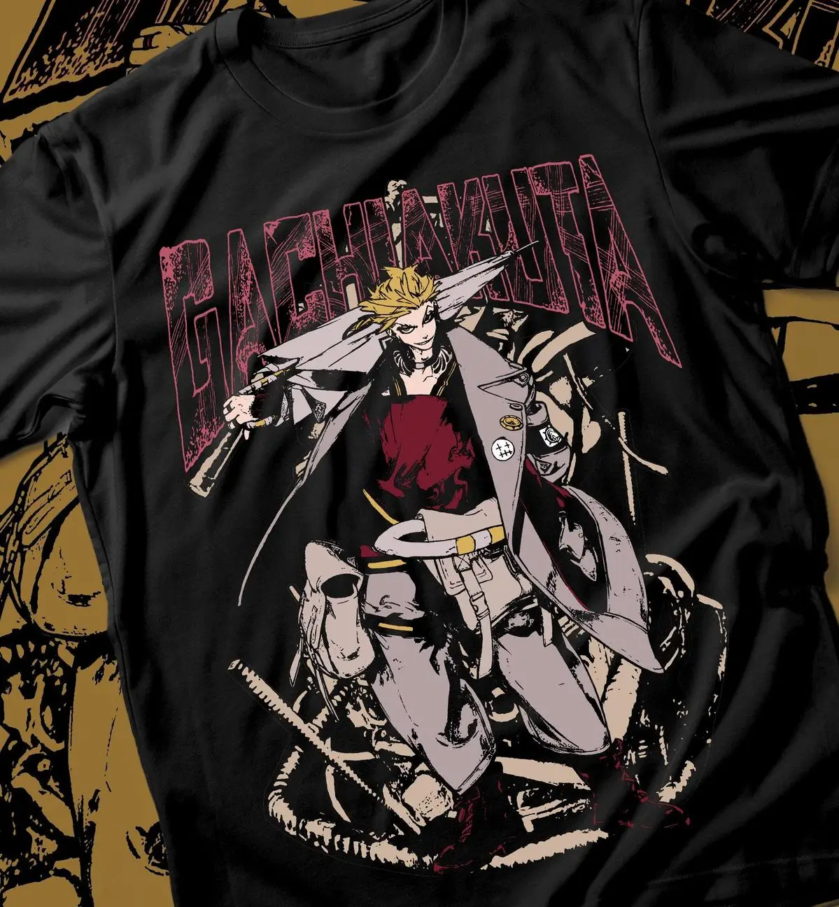 Gachiakuta Cleaners Ludo Anime Manga T-shirt Women Men Japanese Anime Oversized Short Sleeve Street Y2K High Quality Clothing