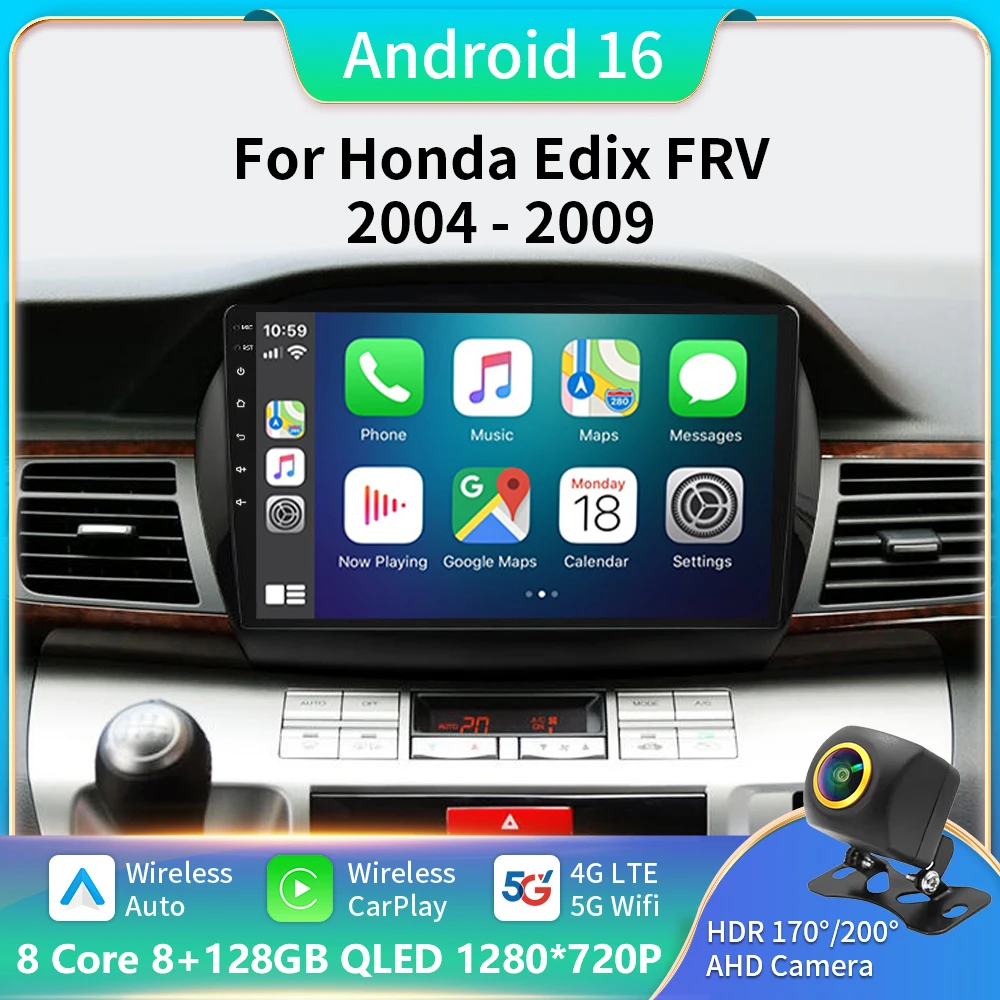 

Android Car Dvd For Honda FRV FR-V EDIX 2004 2005 2006 2007 2008 2009 Auto Radio Stereo Multimedia Player GPS Navigation 2din