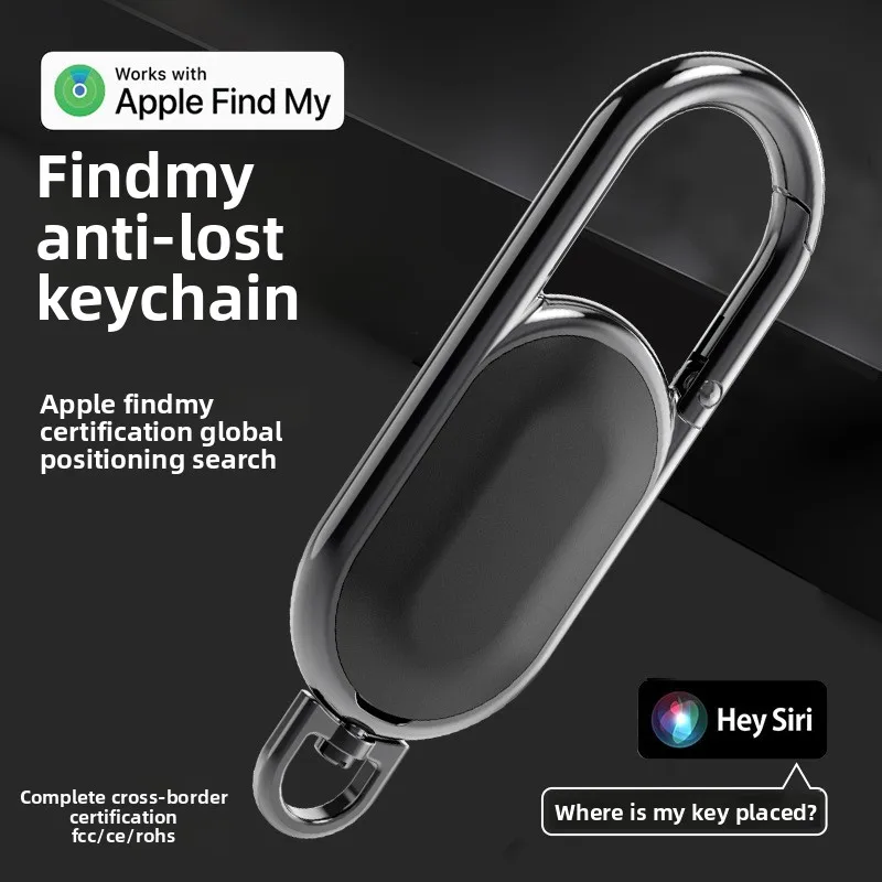

Locator car keychain anti-lost device two-in-one airtag replacement model mfi certified findmy find lost positioning