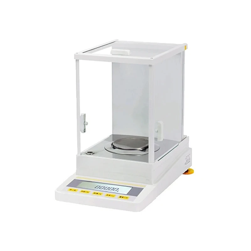 Internal calibration electronic balance weighing 0.1mg per ten thousandth.