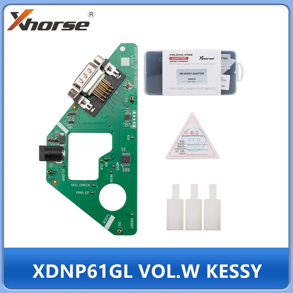 

Адаптер Xhorse XDNP61GL без пайки для VW KESSY, совместимый с Key Tool Plus, Multi Prog, для чтения данных IMMO без разборки