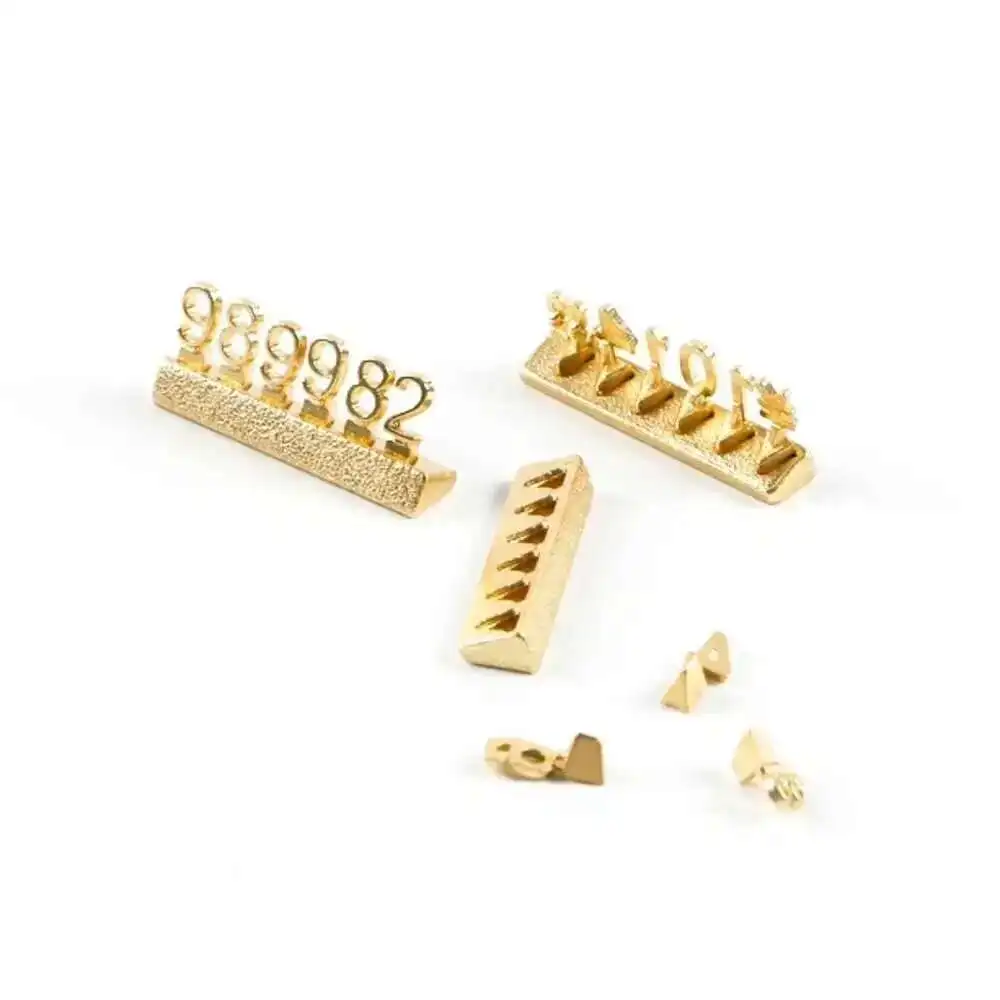 

Mini Adjustable Number Tag Jewelry Watches Retail Display Pricing Repeatable Fits Dollar Pound Euro 3D Numbers Price Blocks