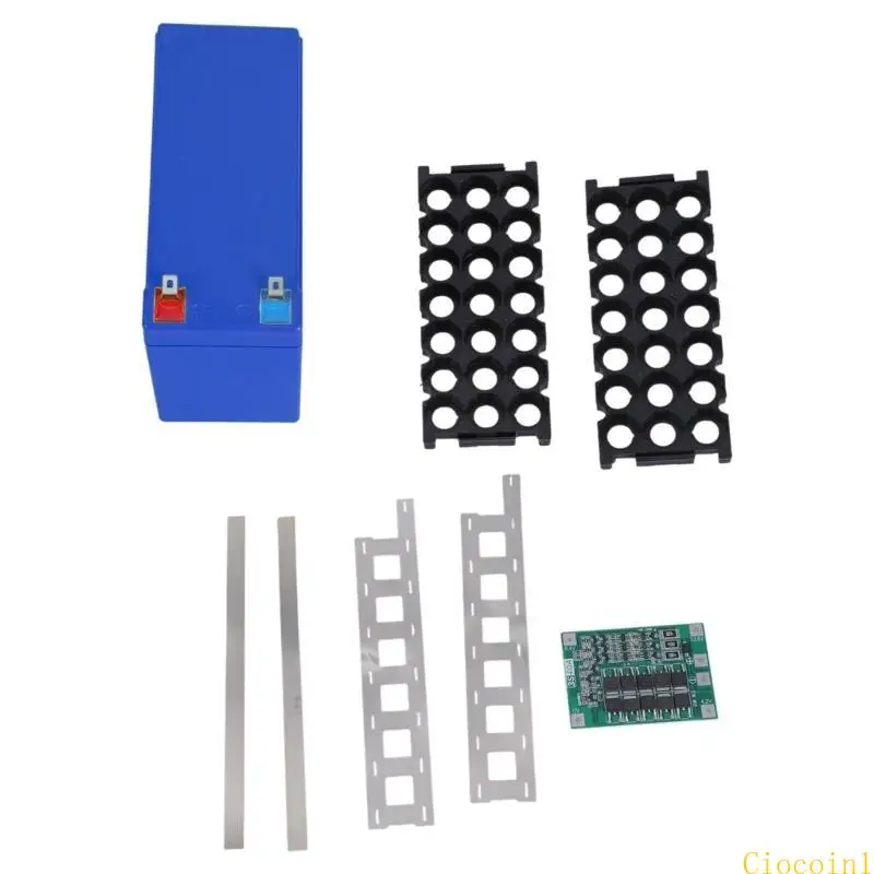 A3PC Battery Battery for 18650 Cells Box Holder Box Strips Box Box tord