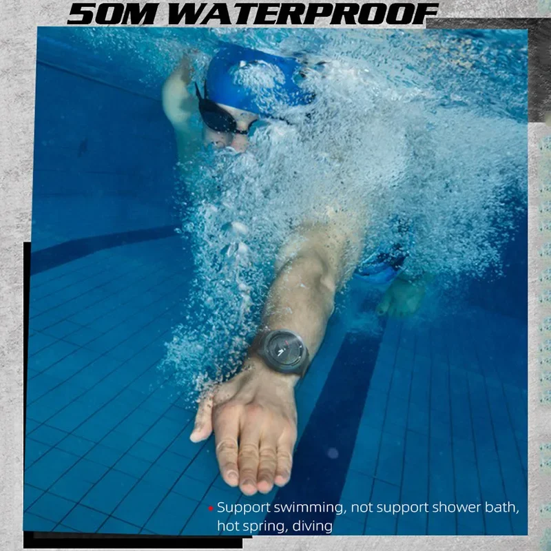 ساعة رياضية خارجية من ألياف الكربون مقاومة للماء وساعة رقمية للطلاب