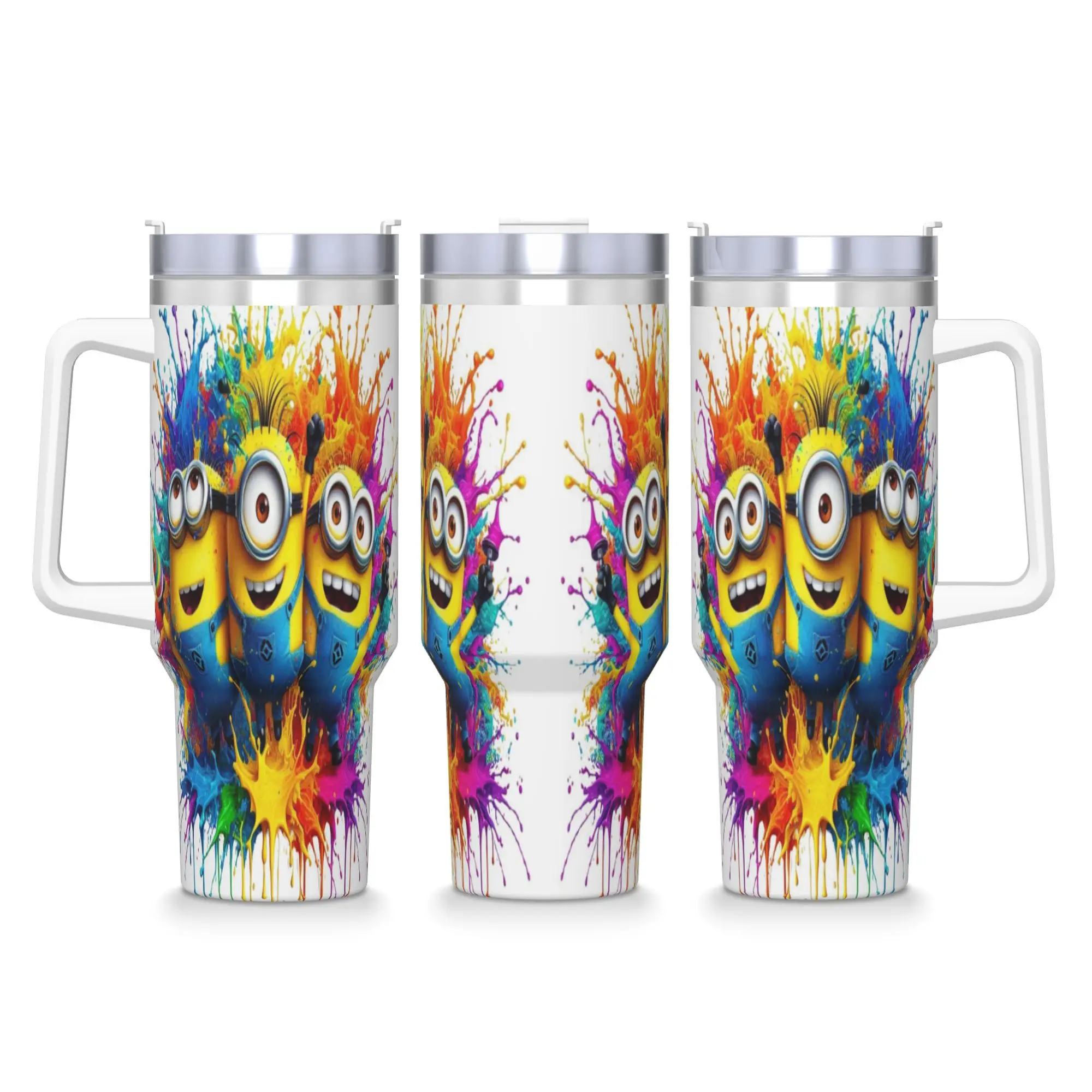 

Стакан из нержавеющей стали M-Minions, кружки, чашка с соломинкой, дорожная бутылка для горячих напитков, водой, герметичная термокружка большой емкости